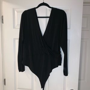 ASOS Long Sleeved Cross Bodysuit